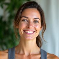Portrait von Lisa Schmidt, zertifizierte Yoga-Lehrerin.