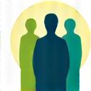 Symbol für Community-Zugang: eine Gruppe von stilisierten Personen im Kreis